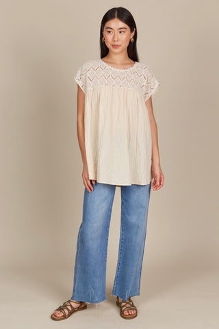 Fleur Relaxed Top - Canvas