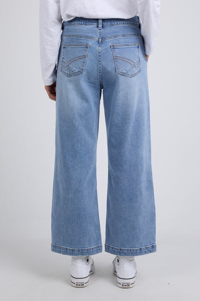 Izzy Wide Leg Jean - Vintage Blue Wash