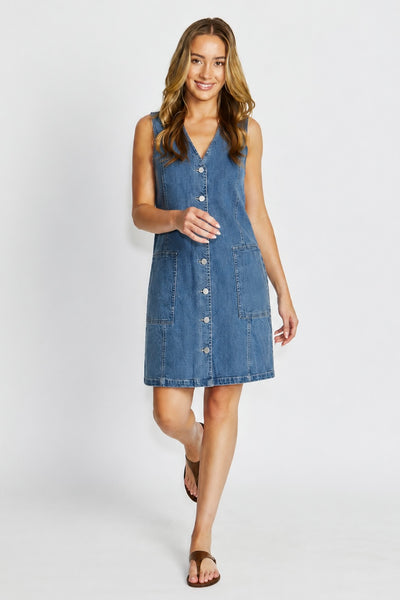 Billie Denim Dress - Indigo Wash