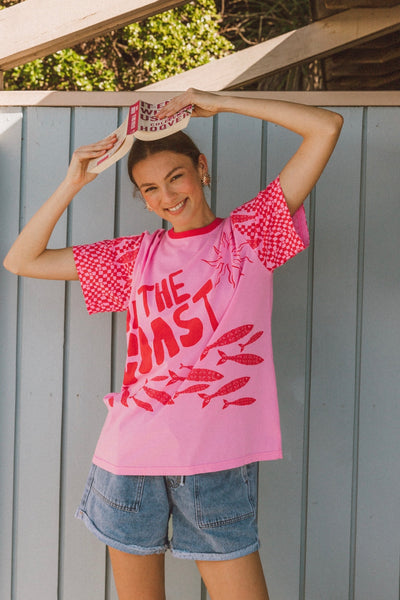 On The Coast Tee - Pink