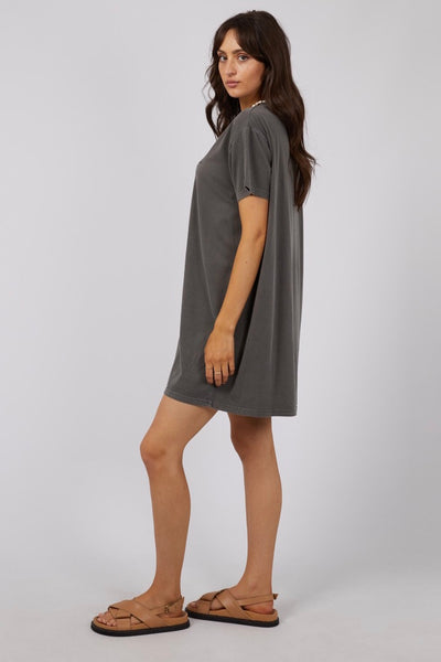 Classic Tee Dress - Charcoal