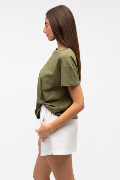 Easy Tuck Tee - Olive