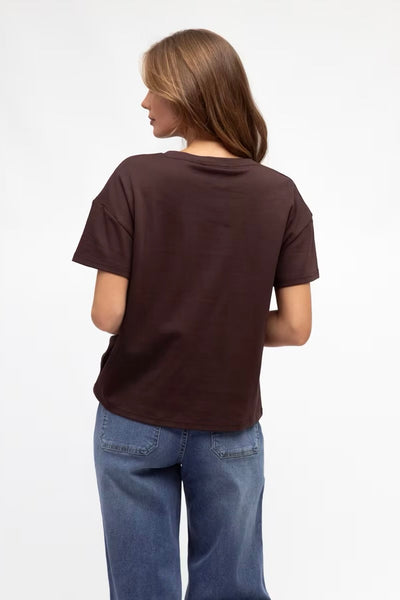 Easy Tuck Tee - Chocolate