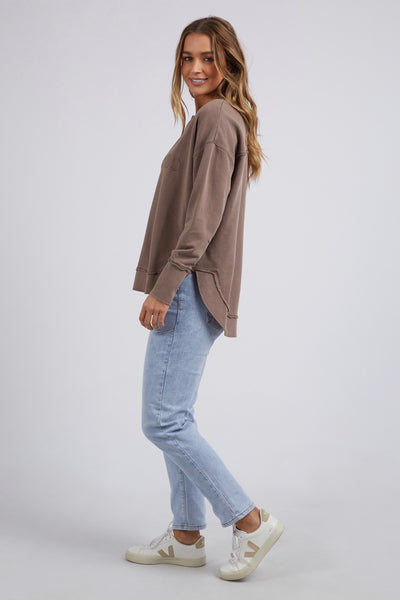 Simplified Crew - Chocolate Brown