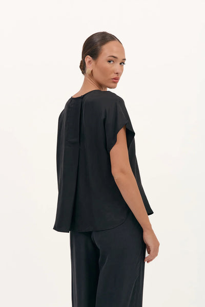 Joy Cupro Top - Black