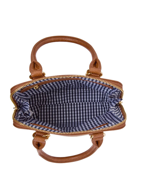 ~ ELMS+KING Fairfax Top Grip - Tan Pebble/ Natural Weave