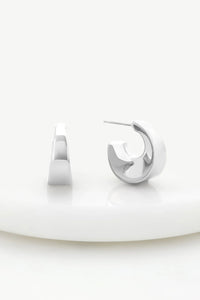 ~ Zafino Harper Hoop Earring - Silver