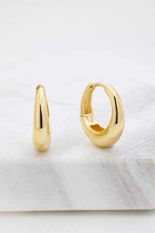 ~ Zafino Cleo Hoop Earring Medium - Gold