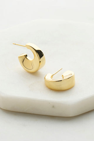 ~ Zafino Harper Hoop Earring - Gold