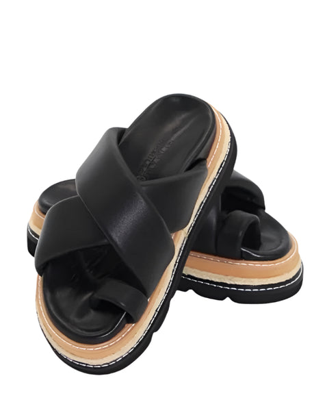 ~~ Rule Leather Sandal - Black