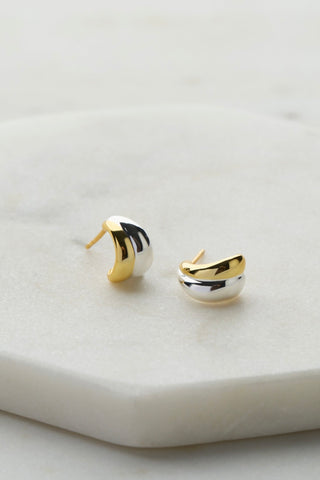 ~ Zafino Mia Huggie - Gold/Silver