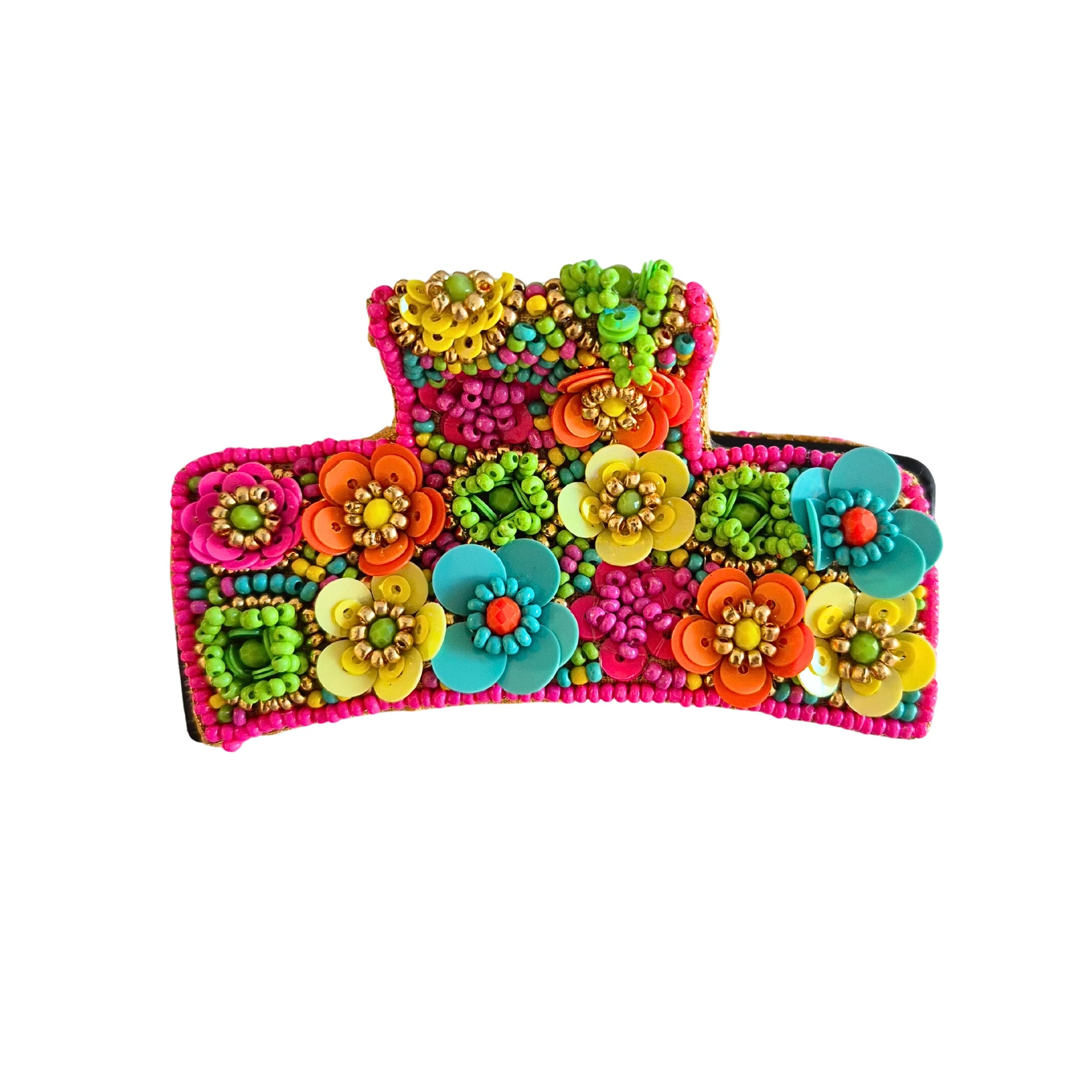 ~ Zoda Beaded Hair Clip - Multi