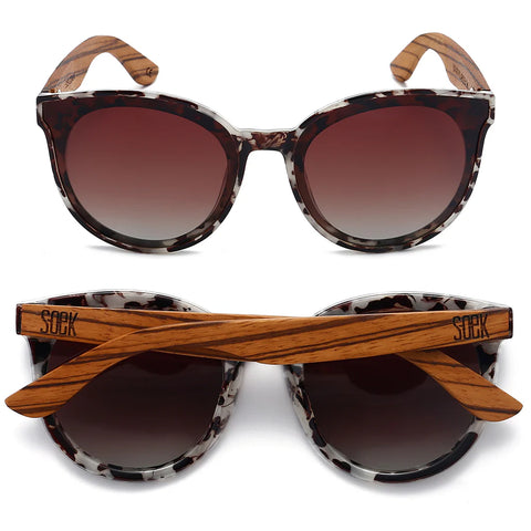 ~ SOEK Sunglasses Bella - Ivory Tortoise