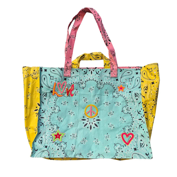 ~ Zoda Cotton Love Tote - Multi
