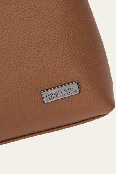 ~ BARE Fifi Clutch - Camel Pebble