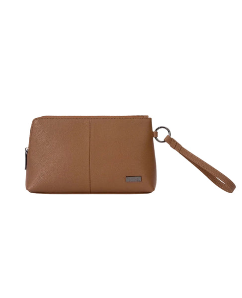 ~ BARE Fifi Clutch - Camel Pebble