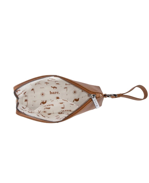 ~ BARE Fifi Clutch - Camel Pebble
