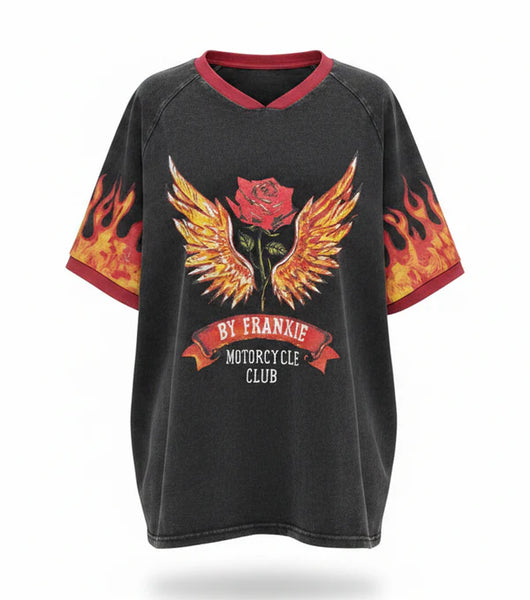 Mayhem Tee - Washed Black