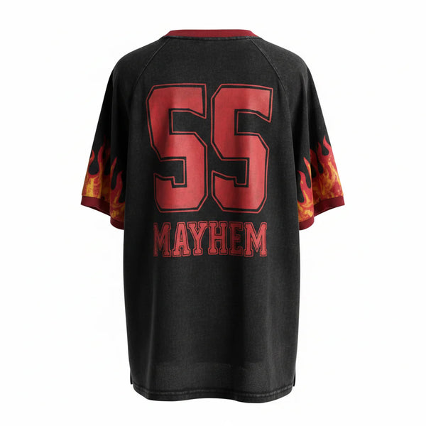 Mayhem Tee - Washed Black