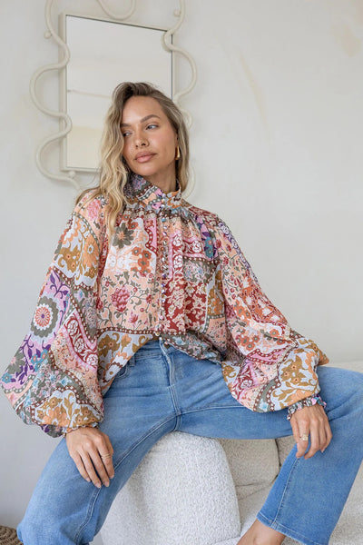 Jolene Dreams Blouse - Print