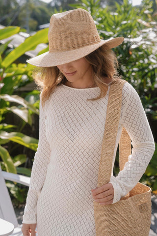 ~ Sundaise Callie Panama Raffia - Natural Twist