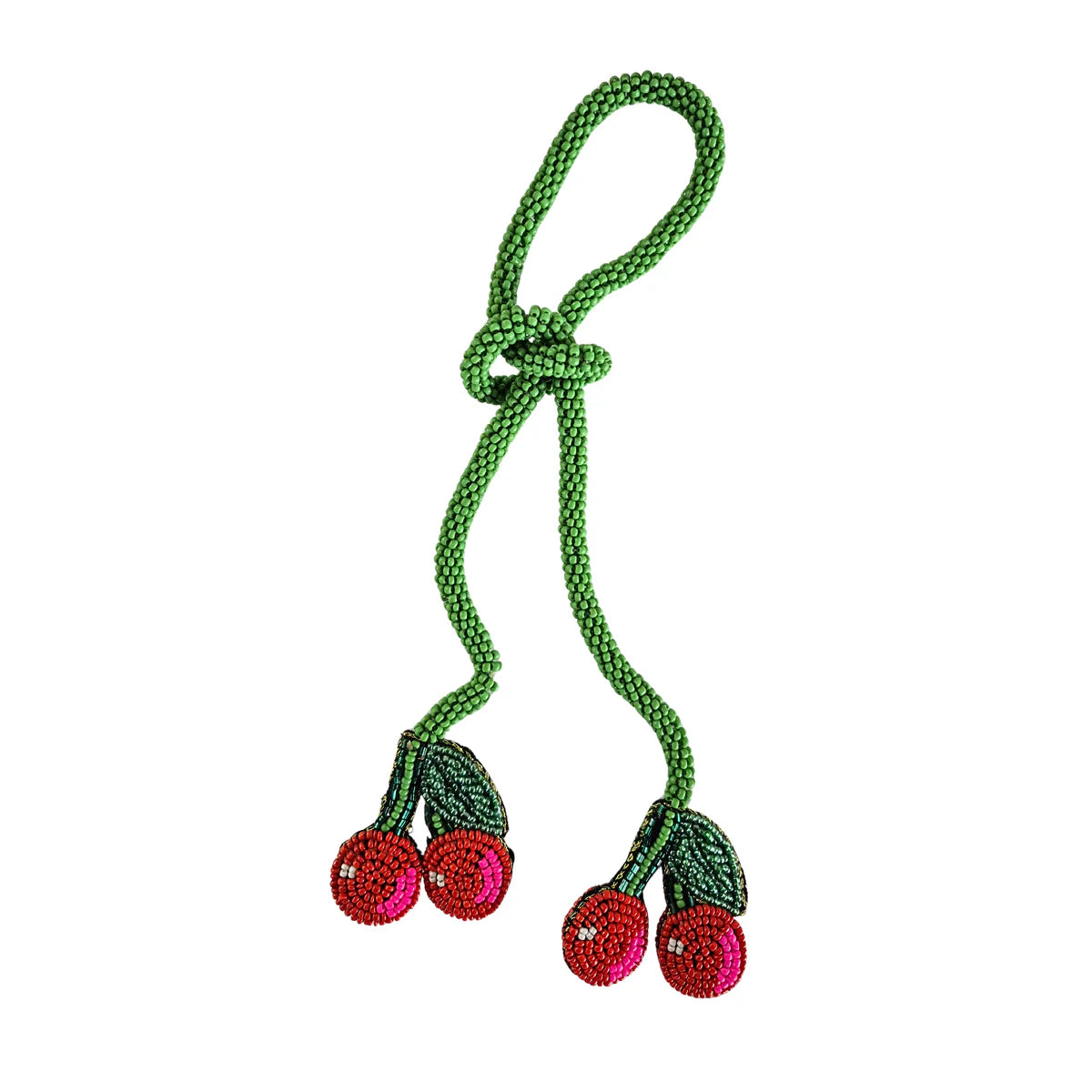 ~ Zoda Beaded Bag Charm - Cherries