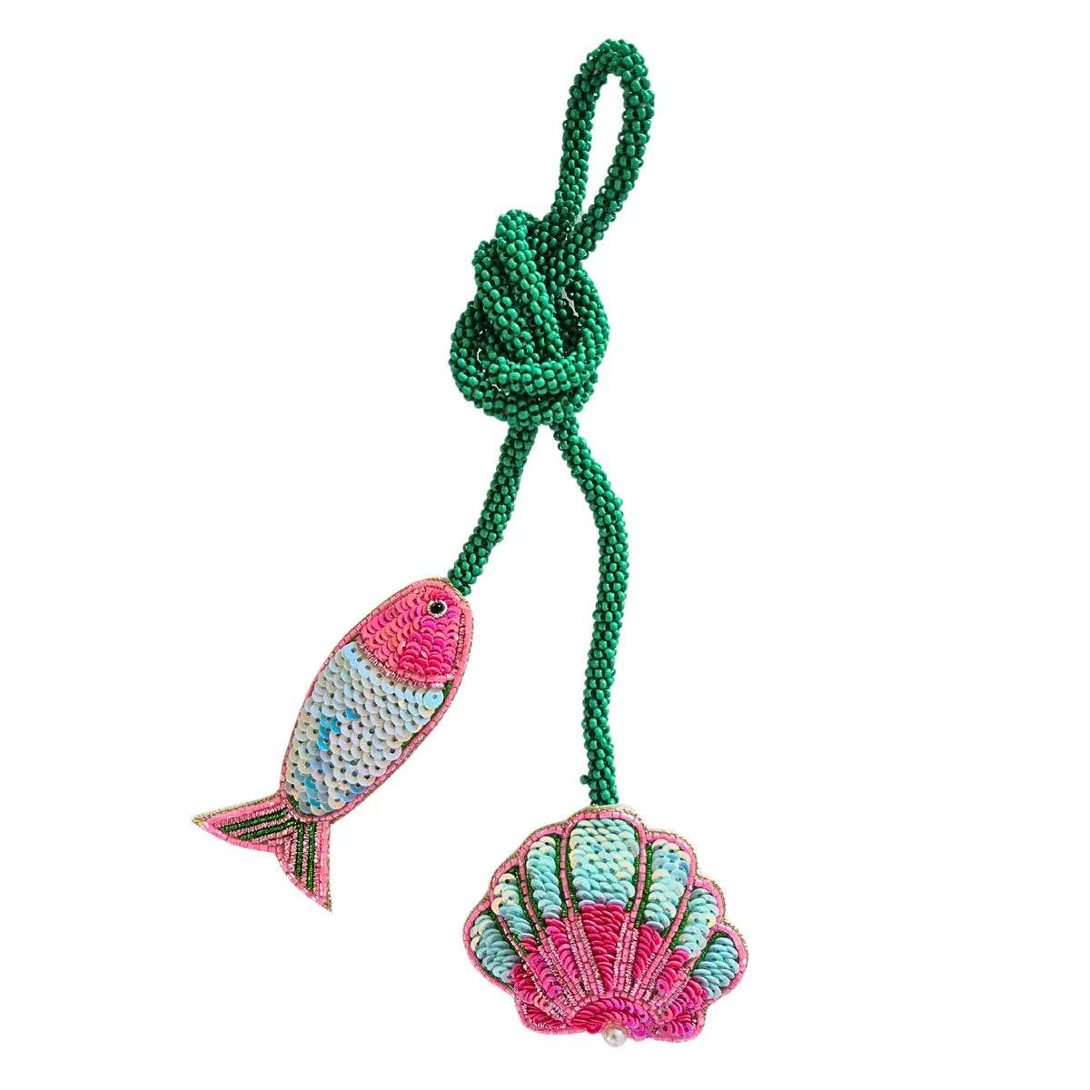~ Zoda Beaded Bag Charm - Sardine