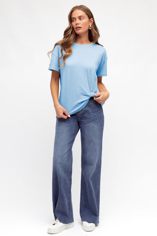 Easy Tuck Tee - Sky