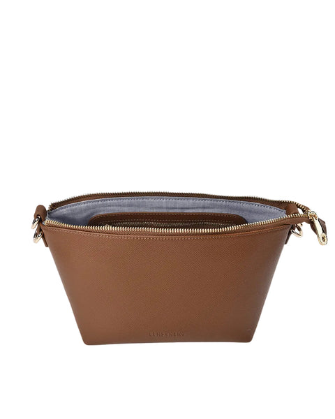 ~ ELMS+KING Leyton Crossbody - Tan Saffiano