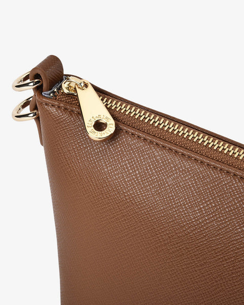 ~ ELMS+KING Leyton Crossbody - Tan Saffiano