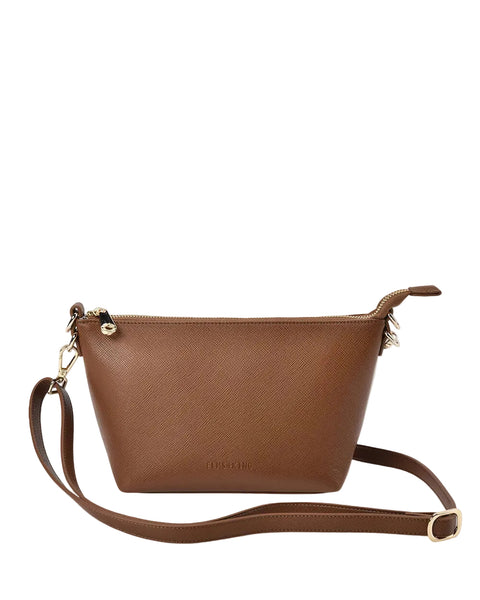 ~ ELMS+KING Leyton Crossbody - Tan Saffiano