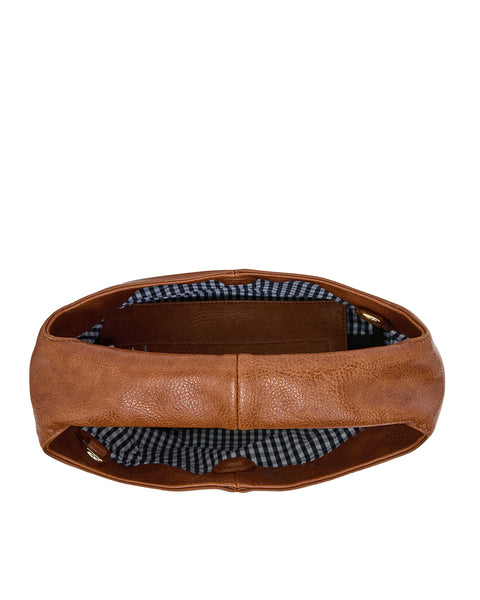 ~ ELMS+KING Linton Crossbody Large - Tan Pebble
