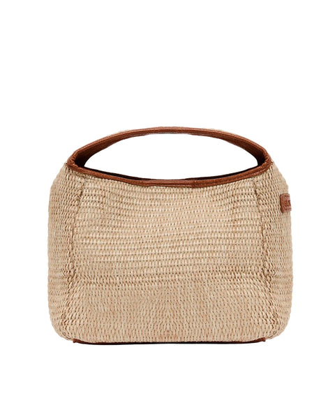 ~ ELMS+KING Linton Crossbody - Tan Pebble/Natural Weave