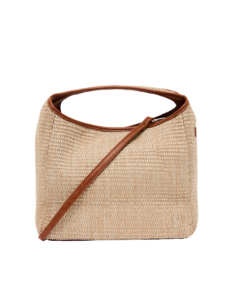 ~ ELMS+KING Linton Crossbody - Tan Pebble/Natural Weave