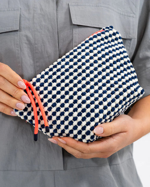 ~ ELMS+KING Napili Case Small - Navy/White