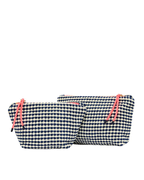 ~ ELMS+KING Napili Case Small - Navy/White