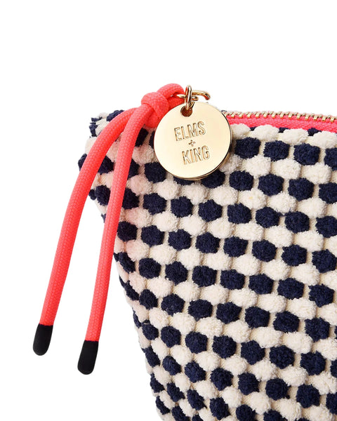 ~ ELMS+KING Napili Case Small - Navy/White