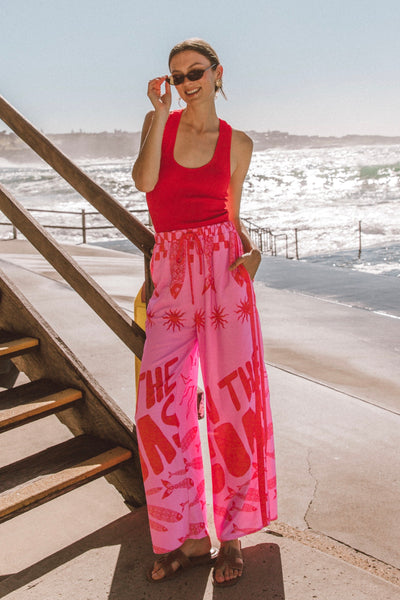 On The Coast Pant - Print