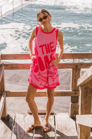 On The Coast Shift Dress - Print
