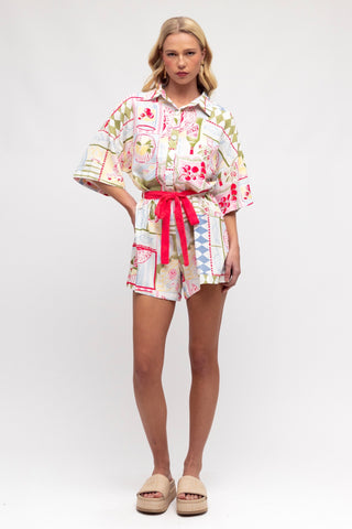 Clovelly Playsuit - Print