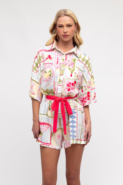 Clovelly Playsuit - Print