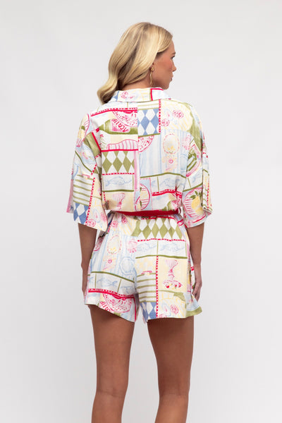 Clovelly Playsuit - Print