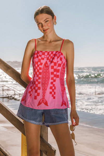 On The Coast Cami - Print