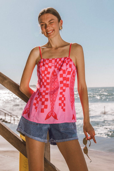 On The Coast Cami - Print