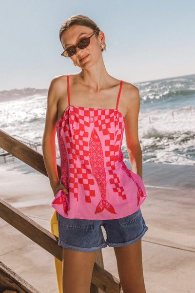 On The Coast Cami - Print