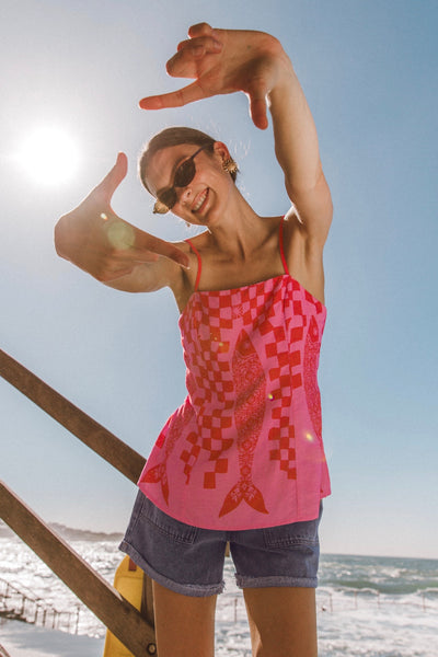 On The Coast Cami - Print