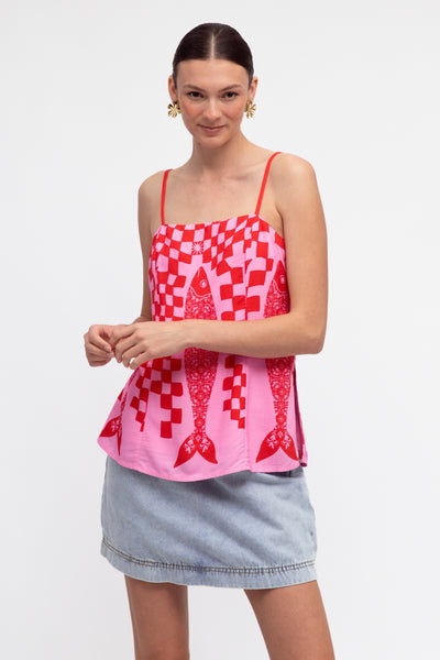 On The Coast Cami - Print