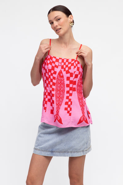 On The Coast Cami - Print