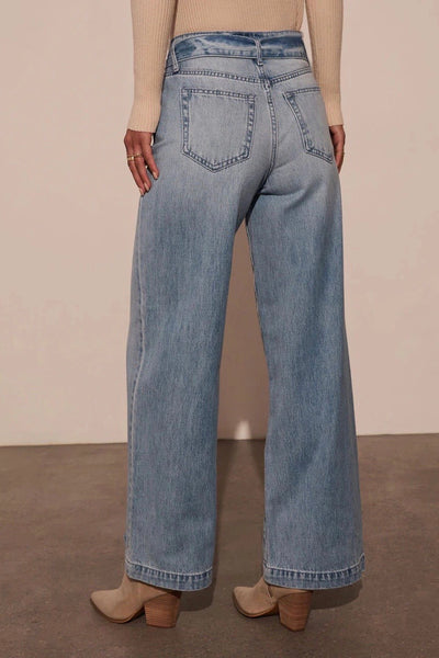 Wren Wide Leg Jean - Denim