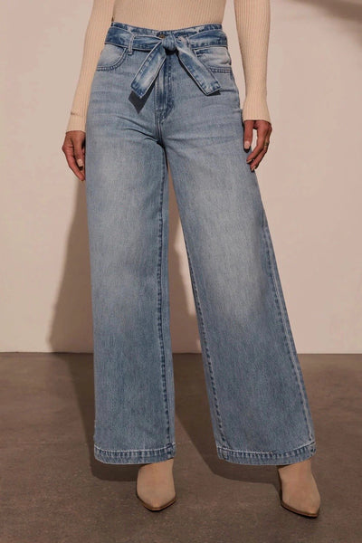 Wren Wide Leg Jean - Denim